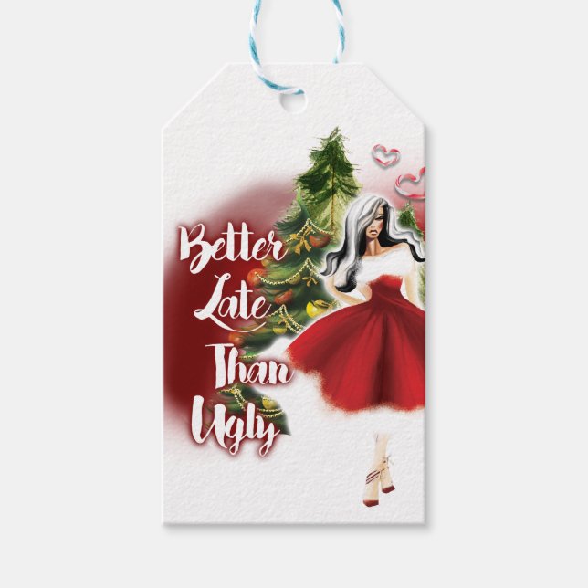 Etiqueta Para Presente Mais Tarde Que Feia (Frente)