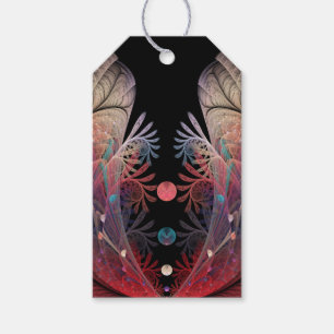 Etiqueta Para Presente Malabarismo Abstrato Fantasia Moderna Arte Fractal