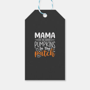 Etiqueta Para Presente Mama Pumpkins Patch Design de Halloween_1