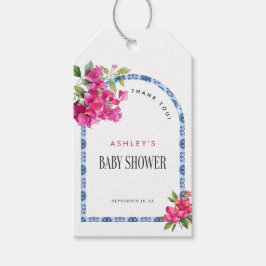 Etiqueta Para Presente Mamma Mia Floral Mediterranean Italian Baby Shower