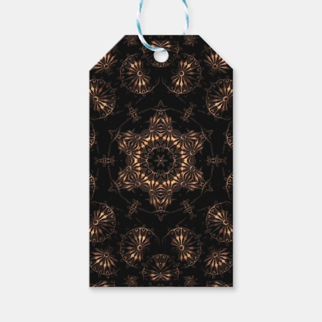 Etiqueta Para Presente Mandala da Idade do Bronze (Frente)