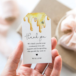 Etiqueta Para Presente Marca de Favor de Abelhas da CALLA Honey