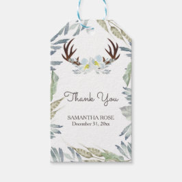 Etiqueta Para Presente Marca de Favor do Boy DEER ANTLER