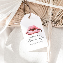 Etiqueta Para Presente Marca de Favor do Partido Halloween