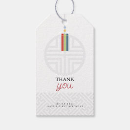 Etiqueta Para Presente Marca de favor retangular Doljanchi coreano