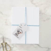 Marca de Presente de Aniversário de Cachorro com A