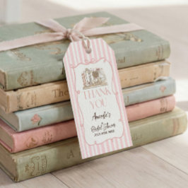 Etiqueta Para Presente Marca de presente de livro de histórias