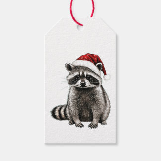 ETIQUETA PARA PRESENTE MARCA DE PRESENTE RETRÔ DE GUAXINIM COM CHAPÉU DO
