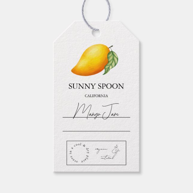 Etiqueta Para Presente Marca Mango Hang (Frente)