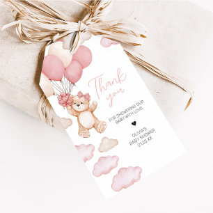 Etiqueta Para Presente Marcações de Favoritos de Espera do Balão de Urso