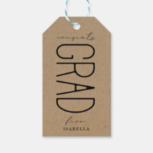 Marcador de Favor de Presente de Formatura