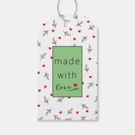 Etiqueta Para Presente Marcador de Presente Coração de Halloween Feito Co