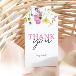 Etiqueta Para Presente Marcador de Presente de Agradecimento do Chá da Ma