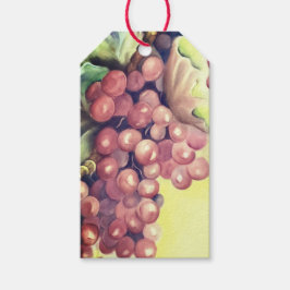 Etiqueta Para Presente Marcador de Presente de Uvas de Vinhedo | Marcador