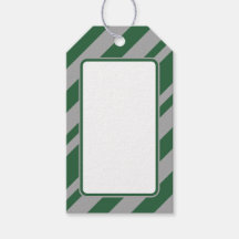 Marcador de Presente em Branco Verde e Cinza do Ma