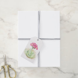 Etiqueta Para Presente Marcadores de arte de flor da água de primo alpino
