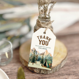 Etiqueta Para Presente Marcadores de Favoritos de Aventura de Woodland