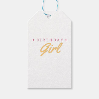 Etiqueta Para Presente Marcadores de Presente de Aniversário Chic Rosa Fl