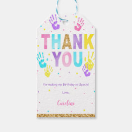 Etiqueta Para Presente Marcadores de Presente Pink & Blue High Five