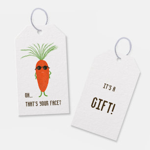 Etiqueta Para Presente Marcas Brancas da Coleção Cool Carrot