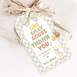 Etiqueta Para Presente Marcas de Favor de Aniversário One Silly Goose Spr