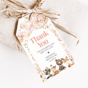 Etiqueta Para Presente Marcas De Favor Do Chá de fraldas De Animais Da Fl