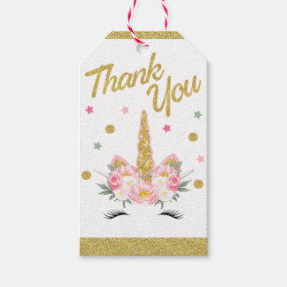 Etiqueta Para Presente Marcas de Favoritos do Partido Unicórnio