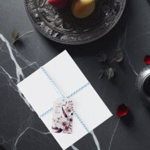 Marcas de Presente com Monograma de Orquídea Elega