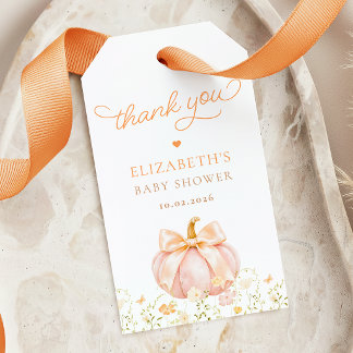 Etiqueta Para Presente Marcas de Presente de Chás de Bebê Flores Silvestr