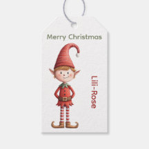 Marcas de Presente de Elfo Personalizadas | Natal 