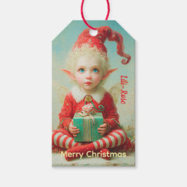Etiqueta Para Presente Marcas de Presente de Elfo Personalizadas | Natal