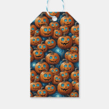 Marcas de Presente de Halloween de Abóbora