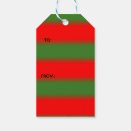 Etiqueta Para Presente Marcas de Presente de Natal Clássicas Vermelhas e
