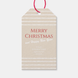 Etiqueta Para Presente Marcas de Presente de Natal Modernas