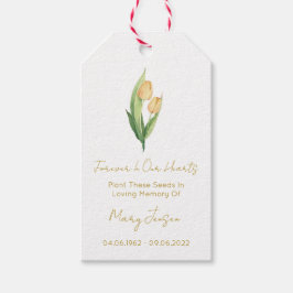 Etiqueta Para Presente Marcas de Presente de Pacote de Sementes de Tulipa