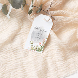 Etiqueta Para Presente Marcas de Presente Favoráveis do Casamento Floral