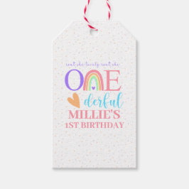 Etiqueta Para Presente Marcas de Presente Personalizadas em Pastel Arco-í