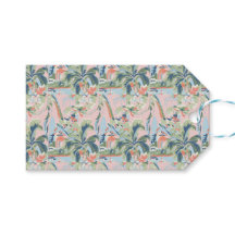 Marcas de Presente Toile Tropical Rosa, Impressão