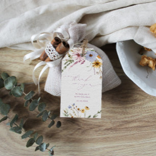 Etiqueta Para Presente Marcas de presentes de Chá de fraldas de flor selv