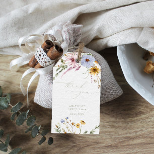 Etiqueta Para Presente Marcas de presentes de Chá de fraldas de flor selv