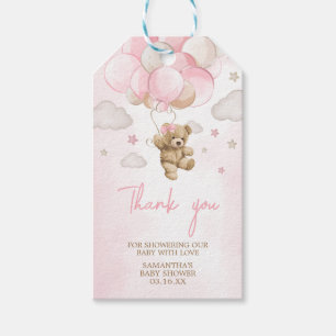 Etiqueta Para Presente Marcas Favoráveis do Chá de fraldas do Balão do Ur