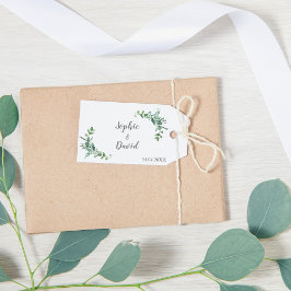 Etiqueta Para Presente Mariage Feuillage Eucalyptus