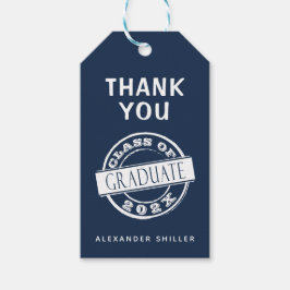Etiqueta Para Presente Marinho Moderno Personalizado Formando Azul Obriga