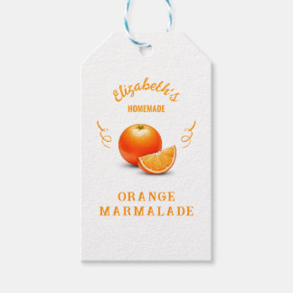Etiqueta Para Presente Marmalade Laranja