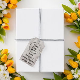 Etiqueta Para Presente Mármore bege