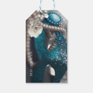 Etiqueta Para Presente Máscara de Mascarada Elegante & Brinde de Festa Pé