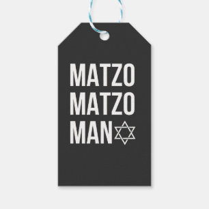 Etiqueta Para Presente Matzo Matzo Man Jewish Hanukkah