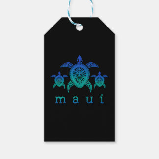 Etiqueta Para Presente Maui Hawaii Sea Turtles Hawaiian Scuba Diving