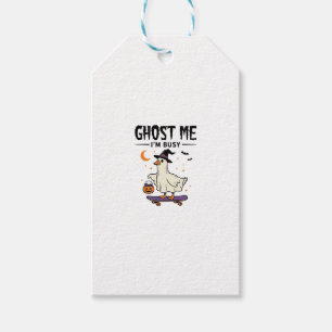 Etiqueta Para Presente Me Espectro Estou Ocupado Ganso De Halloween Skate