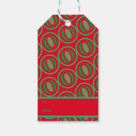 Etiqueta Para Presente Medium Sized Red/Green Gift Bag